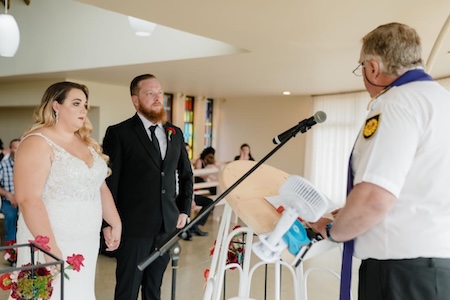Wedding ceremony by Dr. Gerrit Rademeyer in Casteel