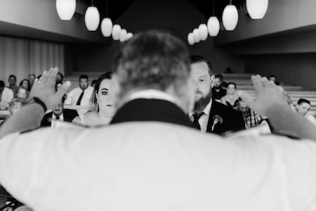 Wedding ceremony by Dr. Gerrit Rademeyer in Casteel