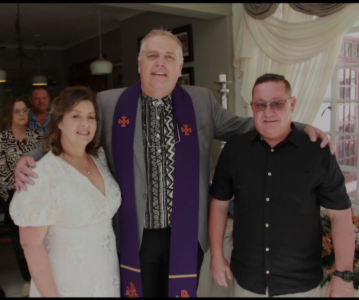 Wedding ceremony by Dr. Gerrit Rademeyer in Casteel