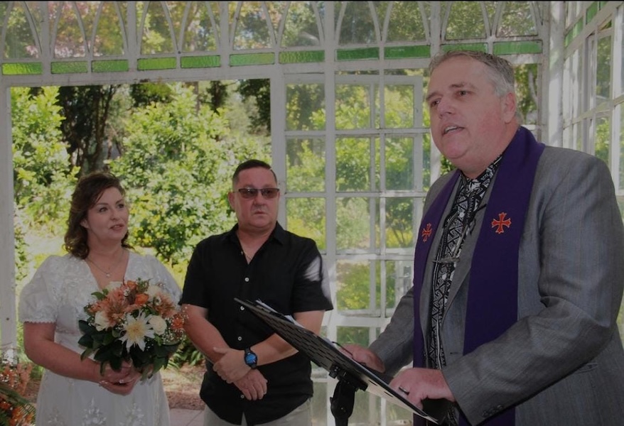 Wedding ceremony by Dr. Gerrit Rademeyer in Casteel