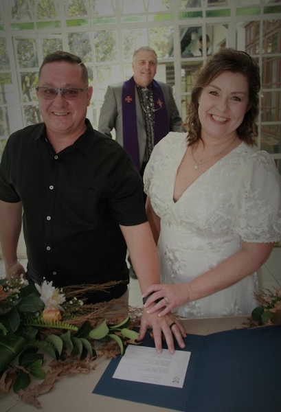 Wedding ceremony by Dr. Gerrit Rademeyer in Casteel