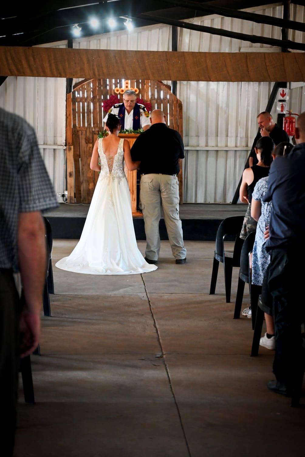 Wedding ceremony by Dr. Gerrit Rademeyer in Casteel
