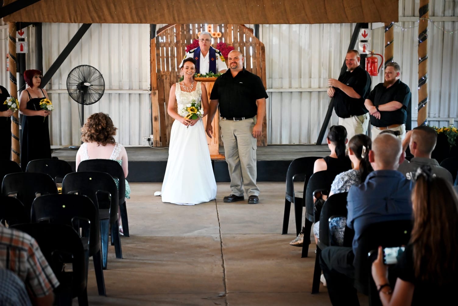 Wedding ceremony by Dr. Gerrit Rademeyer in Casteel